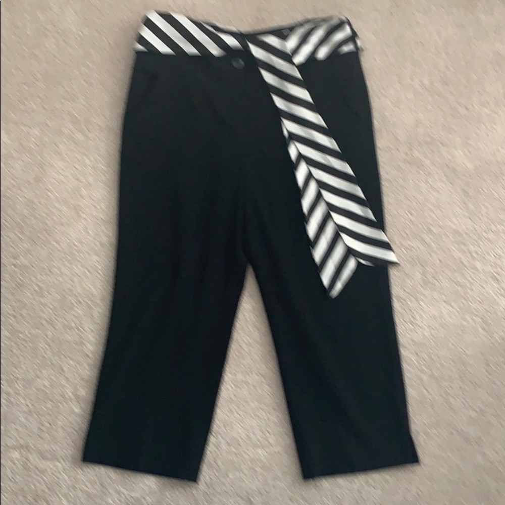 Black Cropped Pants